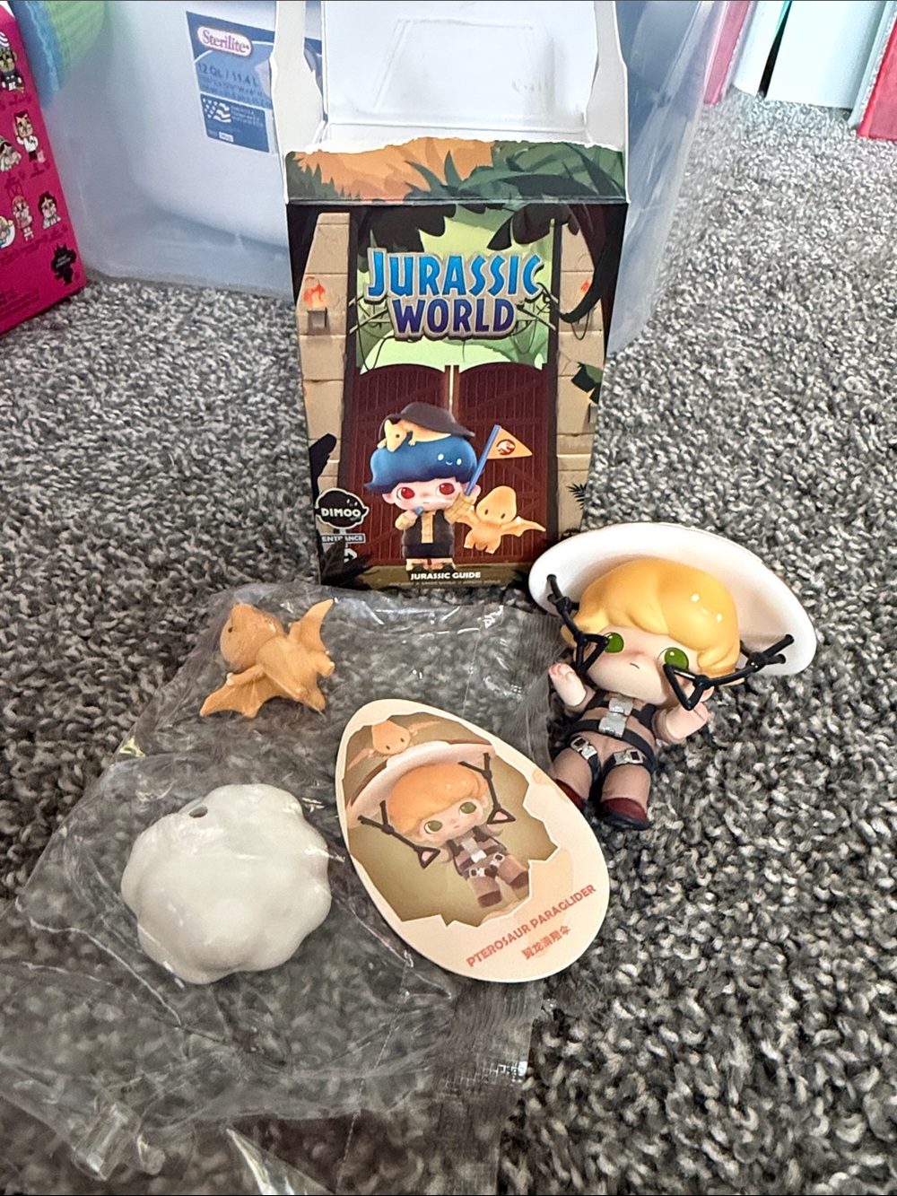 DIMOO World: Jurassic World ✨POP MART✨-Pterodactyl Figure (OPENED BOX)